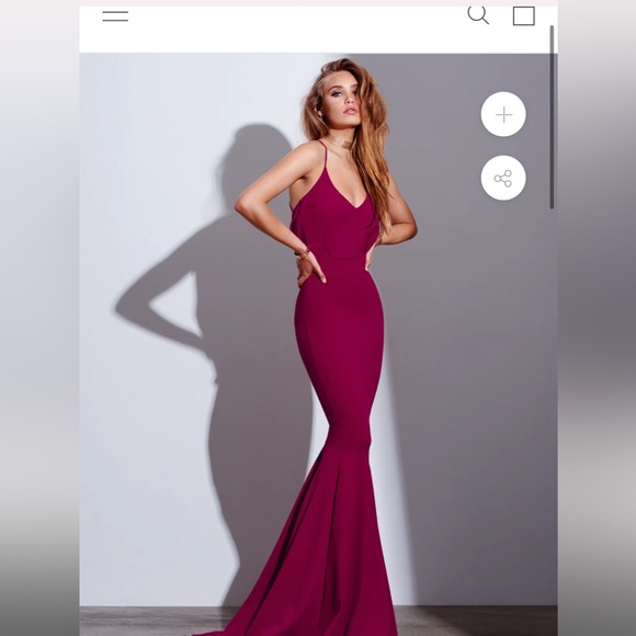 stretch crepe dress - Picture 2 of 6